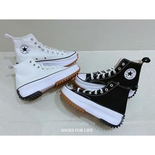 -現貨- CONVERSE RUN STAR HIKE HI 黑 平民版 166800c 白 166799c