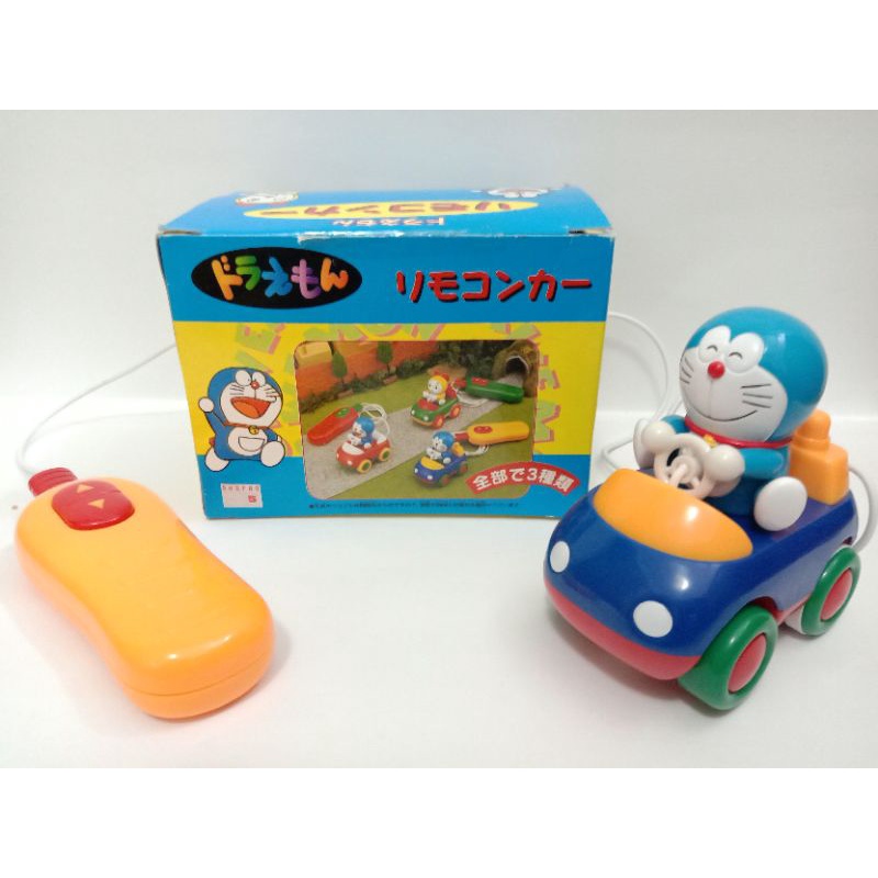 現貨 新品 老物 大絕版 日本景品 EPOCH 哆啦a夢立體公仔 積木造型 線控遙控 玩具車