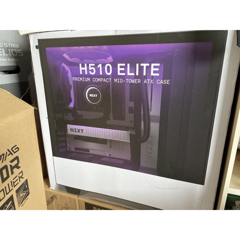 恩傑 NZXT H510 Elite 白色電腦機殼