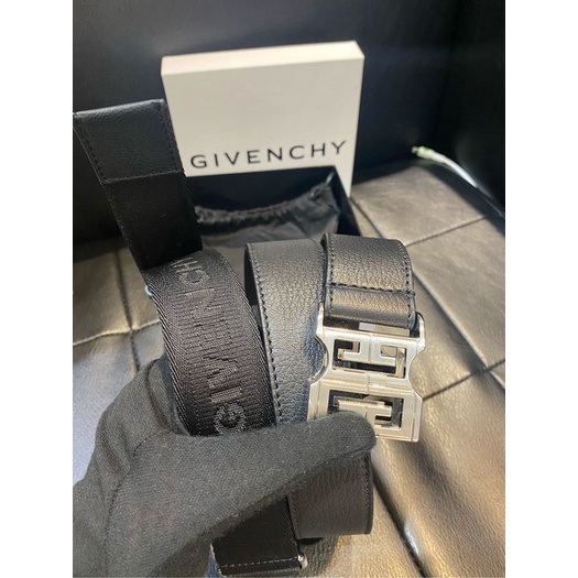 *漢森精品服飾* 正品 GIVENCHY Logo 腰帶 皮帶 寬3.5CM 義大利製~現貨 100 110