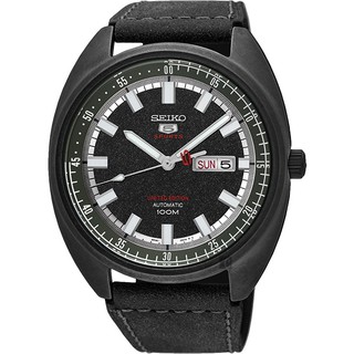 ∣聊聊可議∣SEIKO 精工 5號24石盾牌限量機械手錶-鍍黑/44mm 4R36-06E0SD(SRPB73J1)