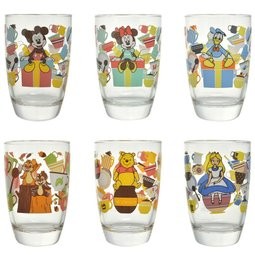 日本 Kirin 午後紅茶 迪士尼 限定 日本製 玻璃杯 6入一組