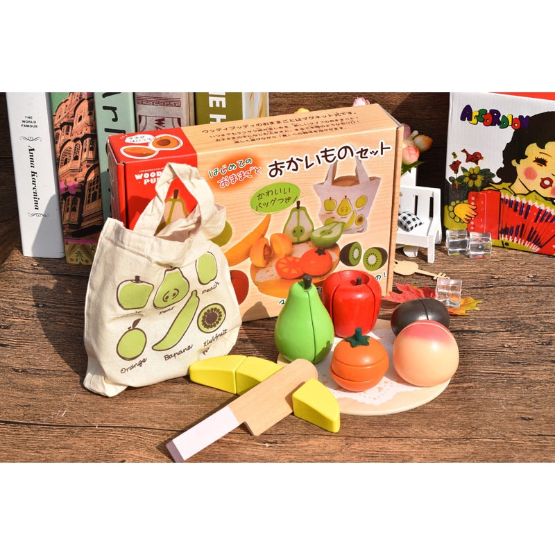 「現貨商品」木製磁吸式切水果玩具 磁吸式 木製切切樂