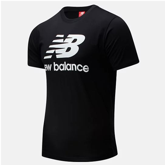 New Balance男款黑色logo短袖上衣-NO.AMT01511BK