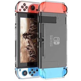 【臺北現貨】任天堂 SWITCH OLED 保護殼 水晶保護殼 水晶殼 透明殼 硬殼保護套 防撞殼 分離式 可插主機