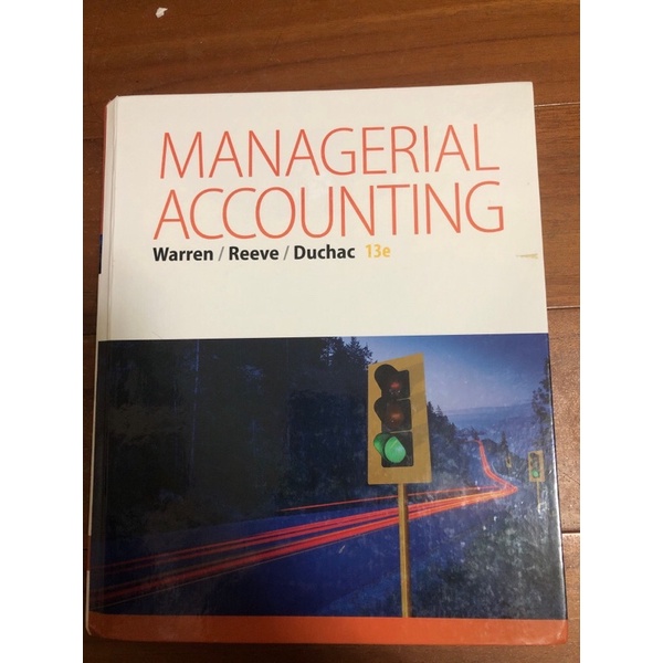 Managerial Accounting 13e 管理會計 二手書