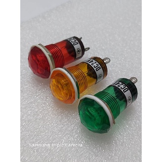 鑽石型 指示燈 15mm DC24V 固定孔:15mm 電壓:DC24V 顏色: 紅色 黃色 綠色
