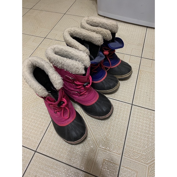 Sorel 雪靴 日本 粉23cm 優惠 防水 waterproof