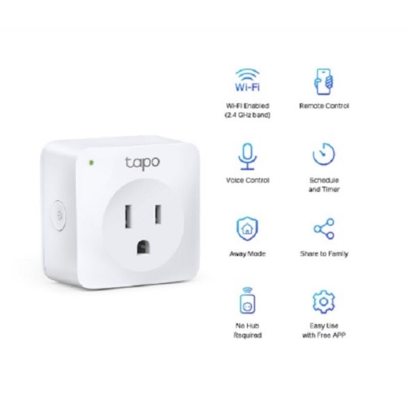 TP-Link Tapo P100 WIFI無線網路雲端智慧插座(支援Google二代音箱)【現貨原廠公司貨】