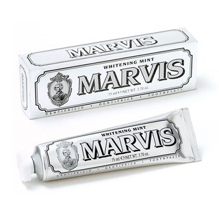【超激敗】MARVIS 亮白薄荷牙膏 85ML 銀色 Whitening Mint 義大利精品牙膏 牙膏界的愛瑪仕