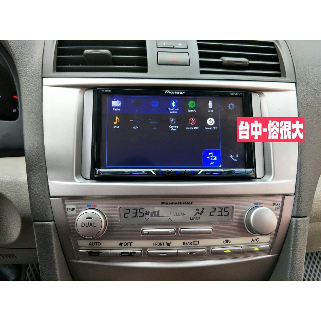 俗很大 先鋒pioneer Avh Z5150bt 7吋dvd觸控藍芽主機carplay 豐田六代camry實裝車 蝦皮購物