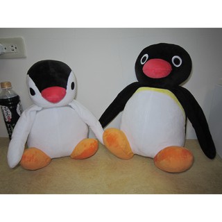 超可愛的Pingu家族~企鵝家族絨毛娃娃~企鵝絨毛玩偶~企鵝家族抱愛心款---6吋 9吋 12吋 16吋[可愛娃娃]