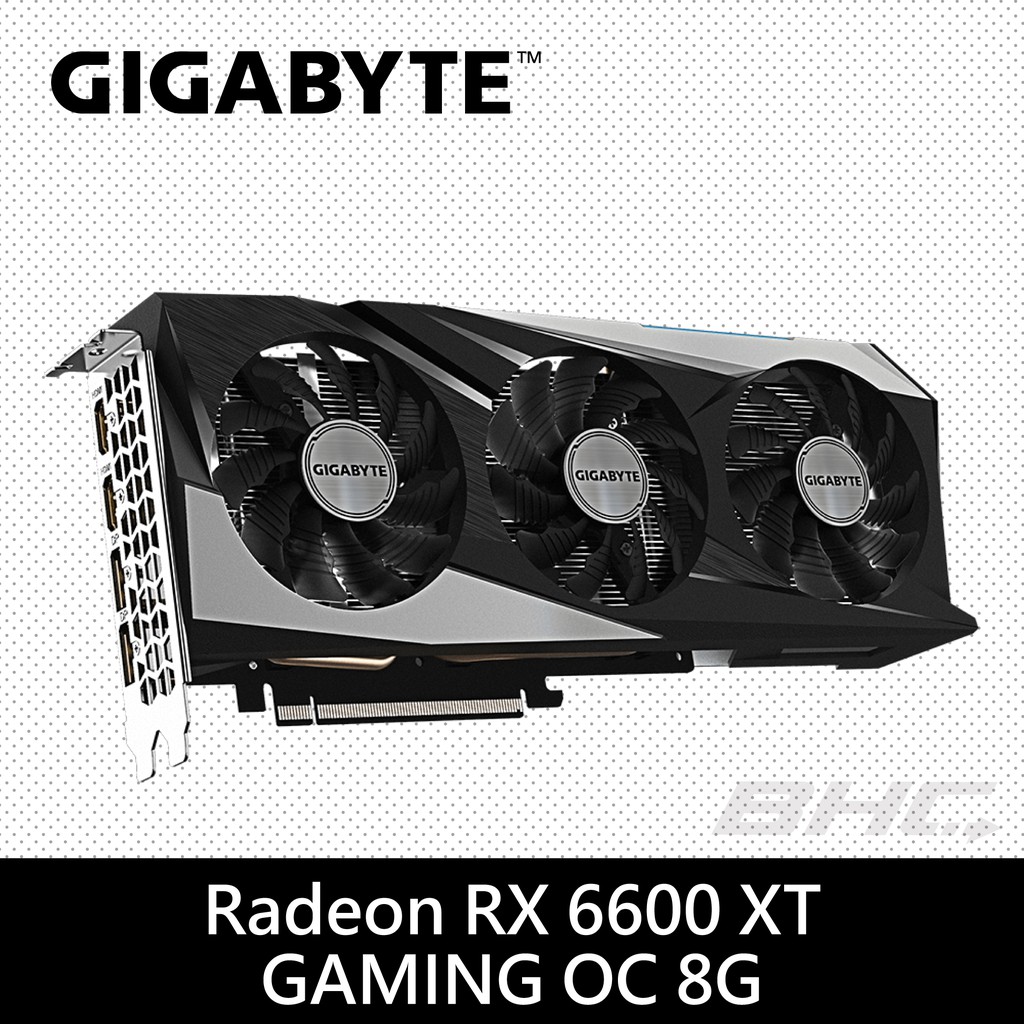 技嘉 Radeon RX 6600 XT GAMING OC 8G 顯示卡