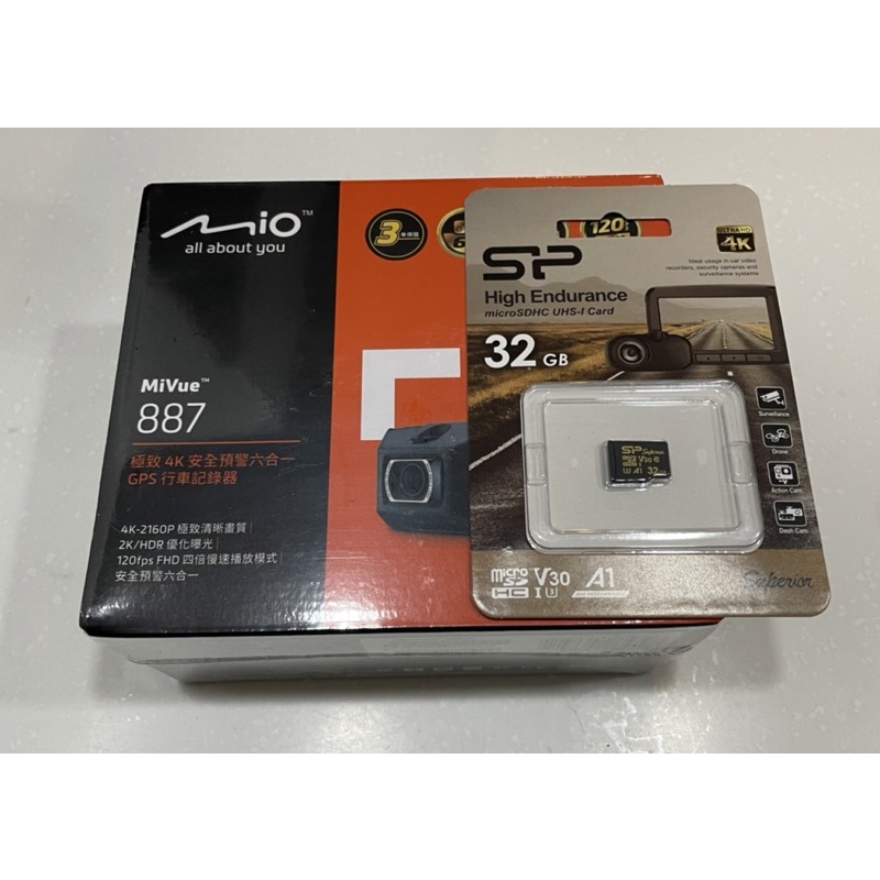 Mio 【MIO】MiVue 887 4K 安全預警六合一 GPS行車記錄器