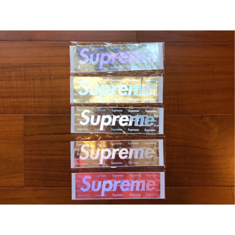 Supreme Hologram Box logo Sticker 3D 雷射貼紙| 蝦皮購物