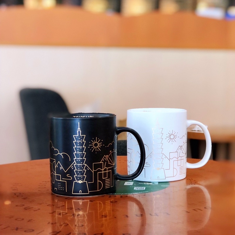 現貨：星巴克16OZ黑/白經典101馬克杯咖啡杯陶瓷杯Starbucks