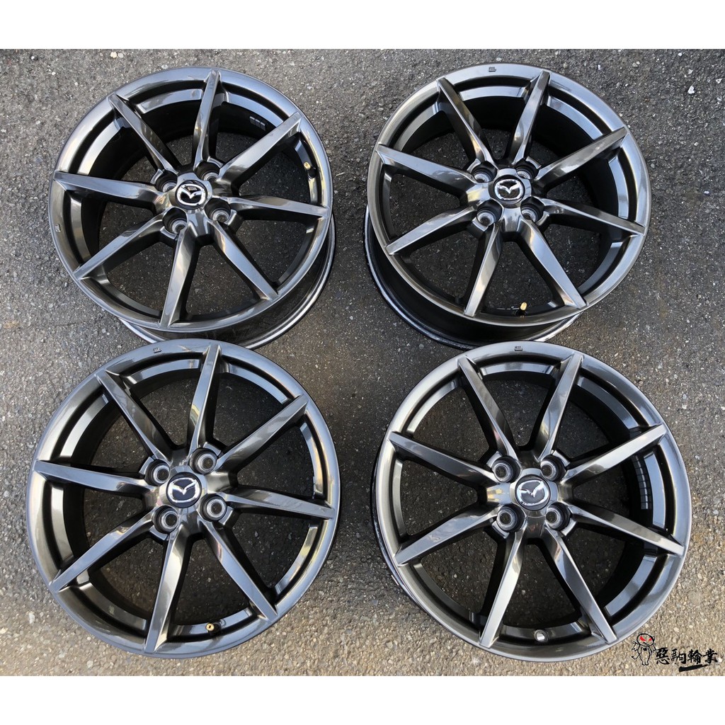二手 中古鋁圈原廠馬自達mx5 17吋4孔100 灰vios Yaris 323 Swift Tierra 蝦皮購物