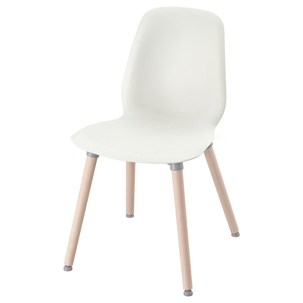 北歐LOFT風格IKEA宜家LEIFARNE餐椅工作椅休閒椅/ 樺木椅腳/白色/ 二手八成新/原$2199/特$1500