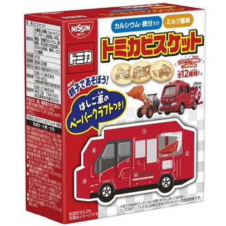 +爆買日本+ TOMICA 多美汽車餅乾 40g 日清 汽車餅乾 日本原裝 親子同樂 嬰兒餅乾 汽車模型 日本餅乾