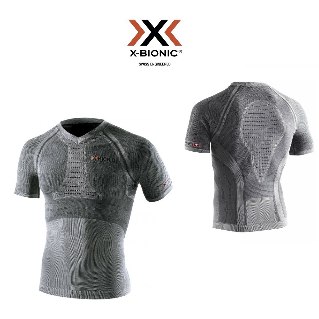 【精選特賣】X-BIONIC FENNEC SHIRT RT2.1 男款銀狐跑衣 UV50+ 灰銀