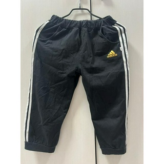 (二手)ADIDAS 女童黑色長褲 size：140cm