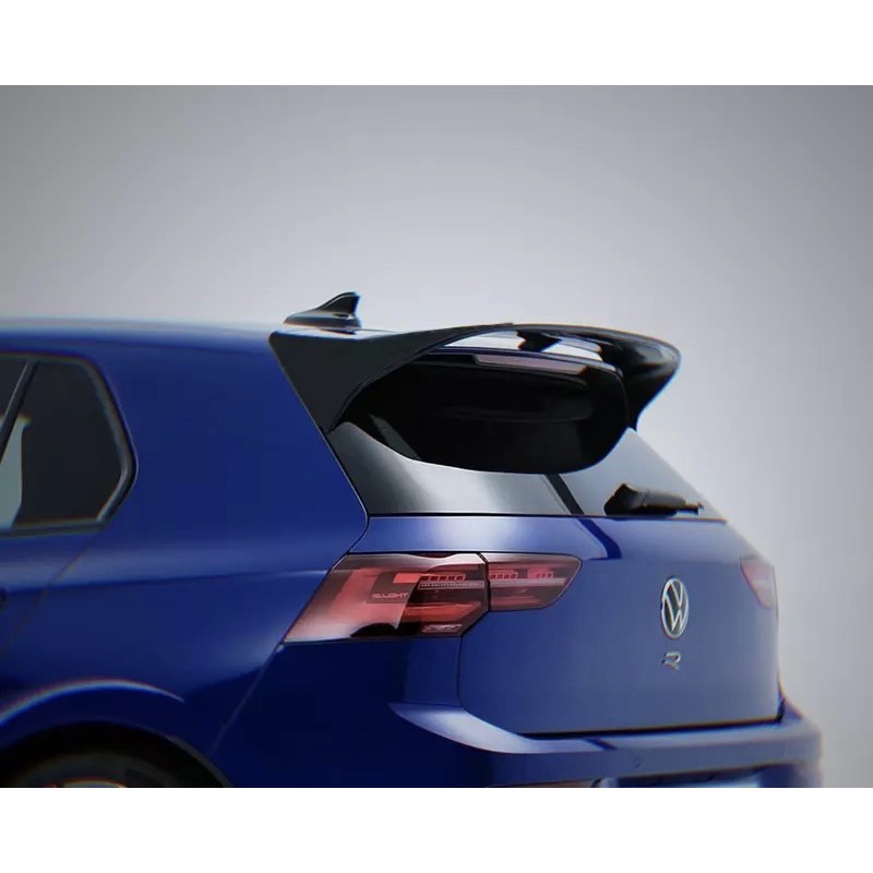 ♣️RH電油車精品♣️ Golf 8 後尾翼 鋼琴黑 碳纖維紋 後導流板 尾翼Golf8 GTI