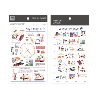 MU【Print-On Stickers轉印貼紙】No.135 | Rub-On Sticker