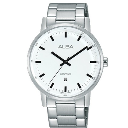 【ALBA 雅柏】PRESTIGE系列街頭酷流行手錶 /白/39mm VJ32-X272S(AG8H35X1)