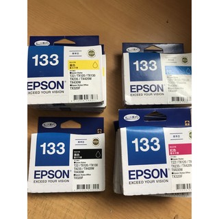 EPSON 133 原廠墨水匣 T22 / TX120/TX420W/TX320F/TX130/TX430W 盒裝出清價