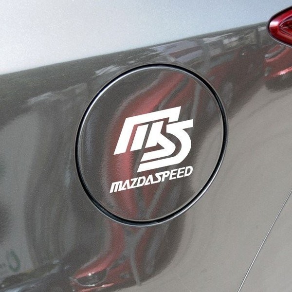 MAZDASPEED MS反光車貼 油箱蓋貼紙 馬2馬3馬5馬6 CX5 CX9 MPV PREMACY ISAMU