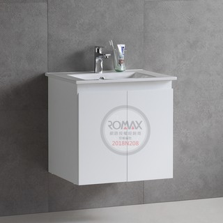 羅曼史衛浴ROMAX TW63+RD60E 鋼琴烤漆防水浴櫃