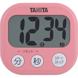 【小胖日貨】現貨 日本 TANITA 大螢幕顯示 100分計 電子計時器 ◎粉紅色◎TD-384-PK