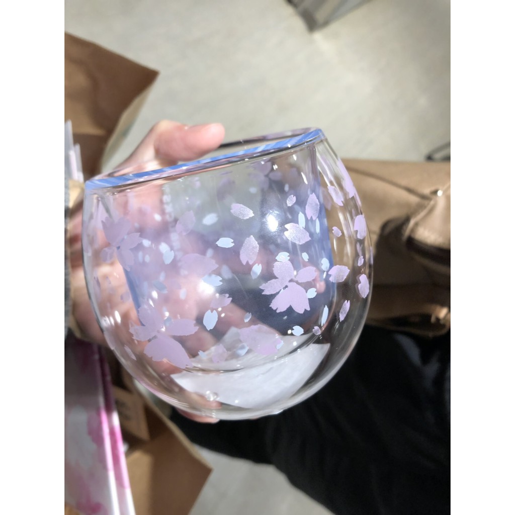 現貨 日本 星巴克 2019 雙層透明杯 櫻花季 櫻花杯 櫻花季 STARBUCKS 雙層玻璃杯