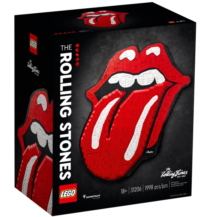 LEGO樂高 31206 滾石合唱團 The Rolling Stones Art