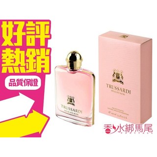 TRUSSARDI 晶漾玫瑰 女性淡香水 100ml/50ml/30ml◐香水綁馬尾◐