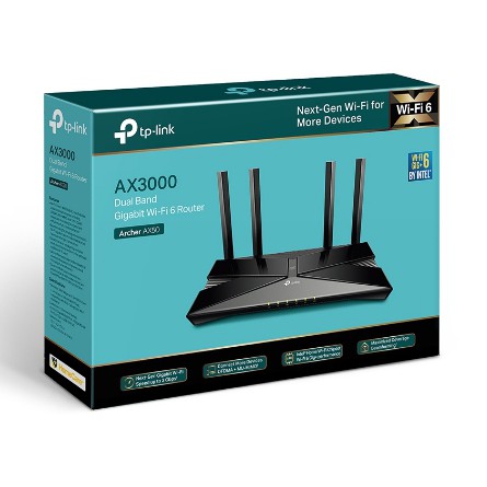 全新含發票~TP-Link Archer AX50 AX3000 wifi 6 Gigabit雙頻無線 分享器