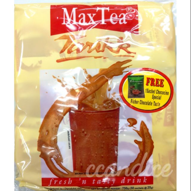 Max Tea 美詩泡泡奶茶30入 + 特濃巧克奇諾