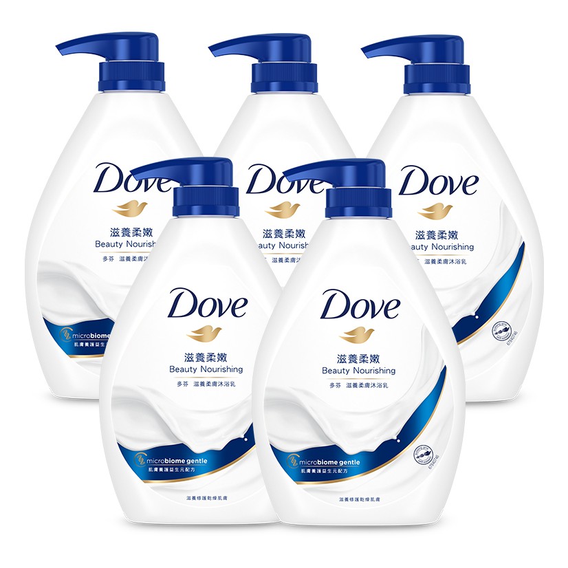 【DOVE 多芬】滋養柔膚/go fresh系列沐浴乳1000MLx5入組