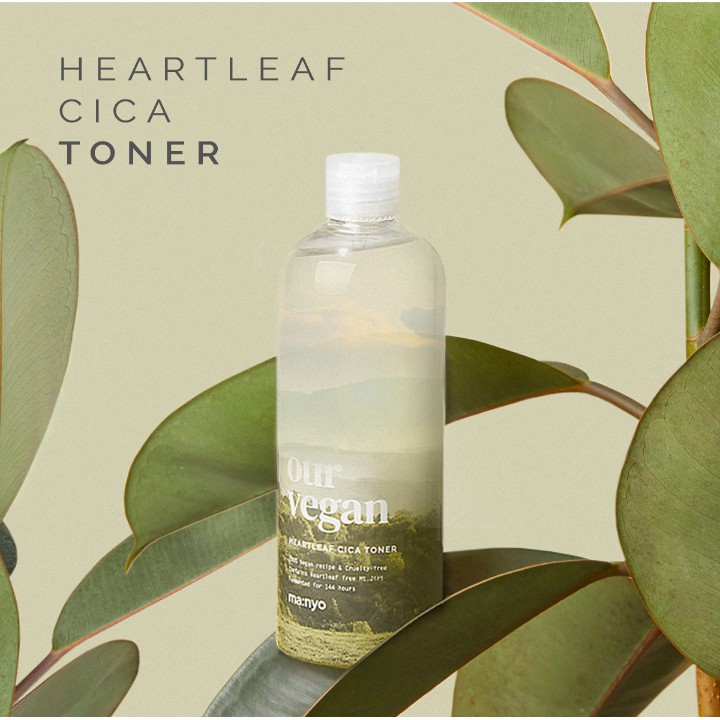 Manyo Factory Our Vegan Heartleaf Cica Toner 400ml / "2021 4