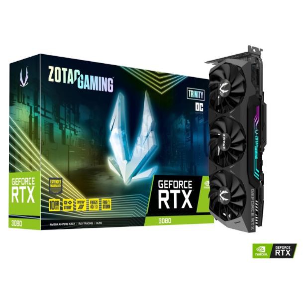 【現貨】索泰 ZOTAC GAMING RTX 3080 Trinity OC 10G 註冊4年保/非3090