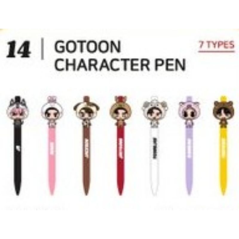 【售】GOT7 GOTOON 夏日快閃 原子筆 JB 在範 MARK 宜恩 嘉爾 珍榮 榮宰 BAMBAM 有謙