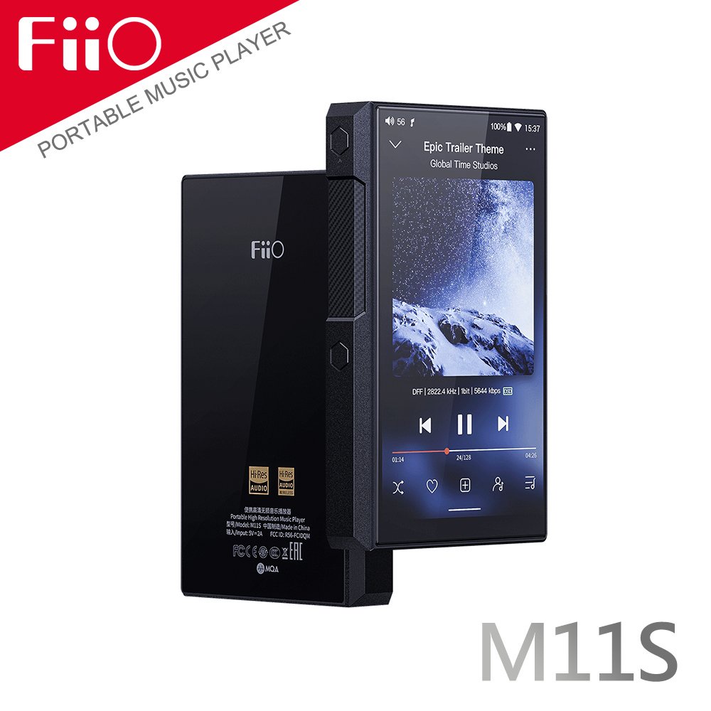 《小眾數位》FiiO M11S 隨身無損音樂播放器 安卓 藍芽 DSD播放 支援MQA 平衡輸出 公司貨