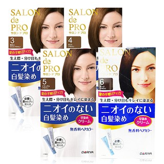 美媄‧DARIYA 塔莉雅 Salon de PRO 沙龍級染髮劑 無味型 白髮染 共四色
