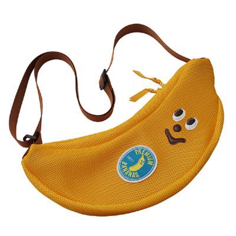日本 🇯🇵 GLADEE 香蕉造型網布斜背包 🍌🍌🍌