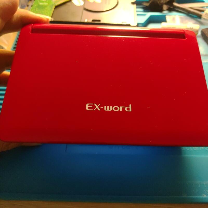 二手，CASIO XD-N4800 彩色螢幕 Dataplus 7, 附觸控筆 紅色本體 品相新 功能正常