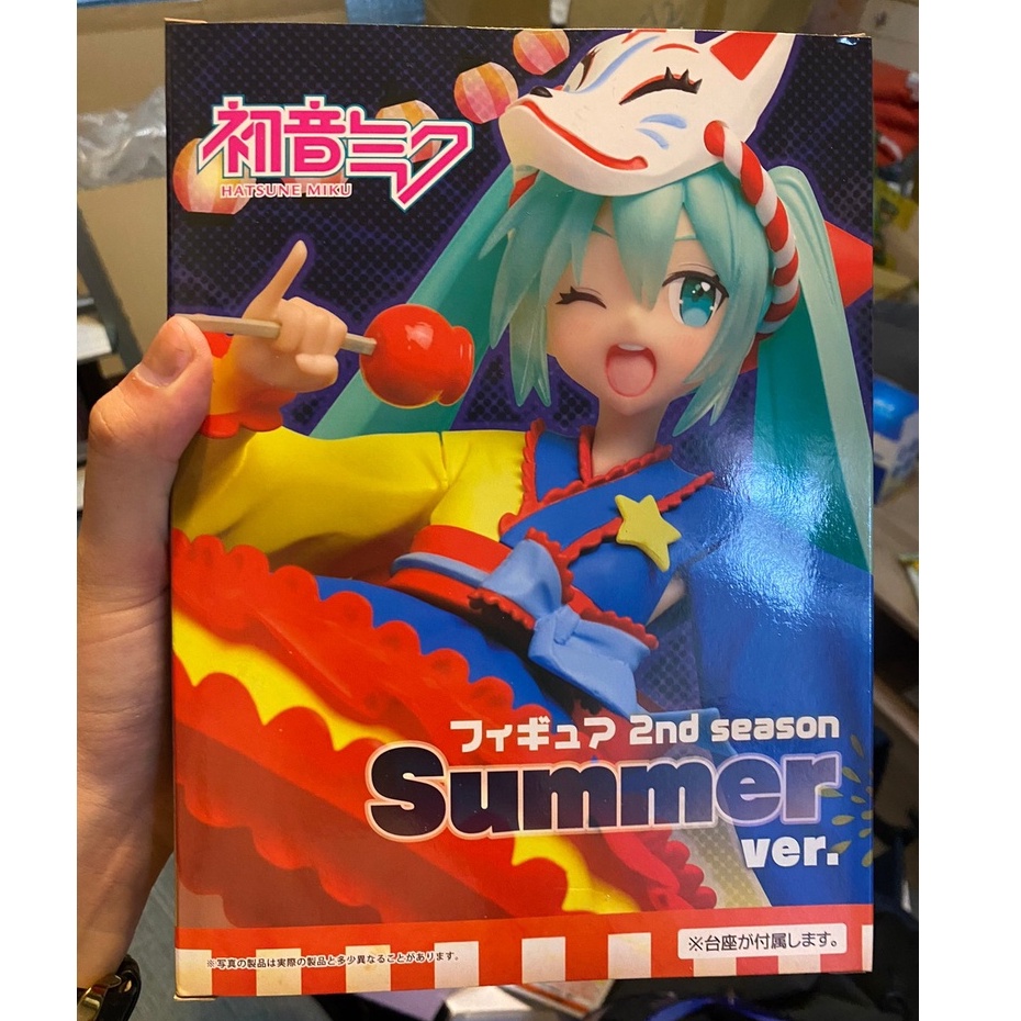 全新 公仔 現貨 景品 TAITO 初音 未來 MIKU 2nd season summer Ver 夏日祭典 夏服