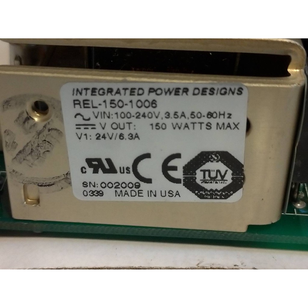 Integrated Power Designs REL-150-1006 24VDC 6.3A Power Suppl