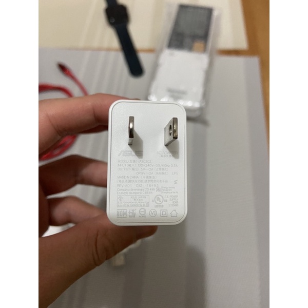 [二手］ASUS華碩充電頭 + 副廠 USB A Apple Watch 充電樁