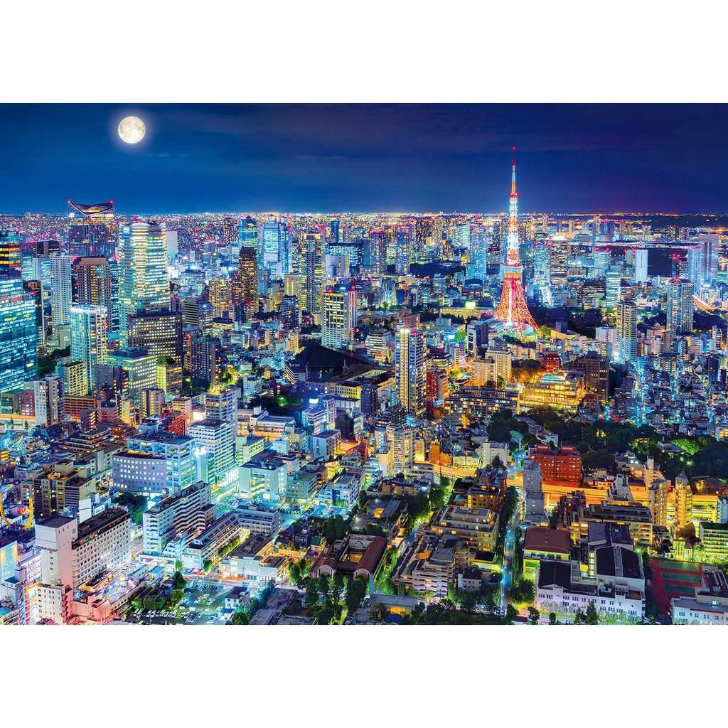 代購 拼圖達人系列 00片拼圖拼圖達人 東京夜景 東京 風景畫 夜景 正版 蝦皮購物