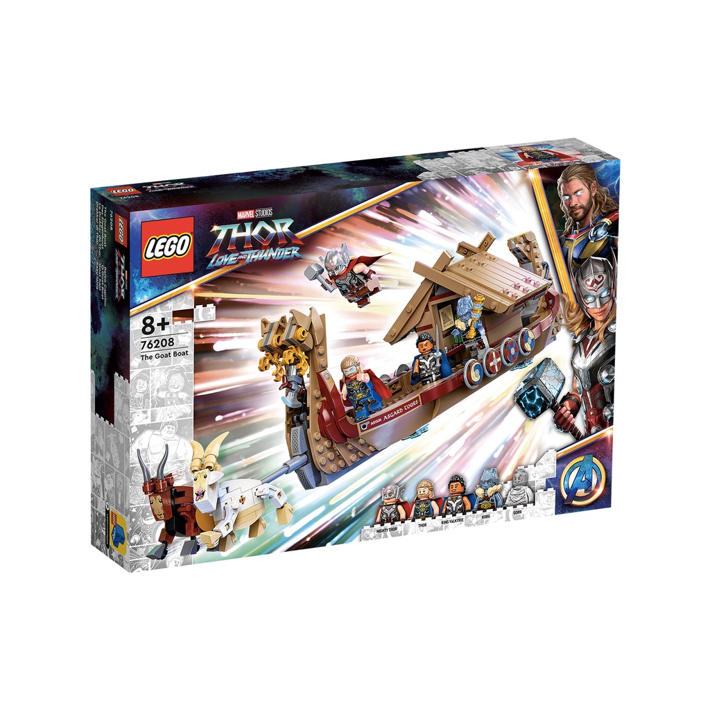 [飛米樂高積木磚賣店] LEGO 76208 Marvel-雷神索爾4：愛與雷霆-山羊戰船